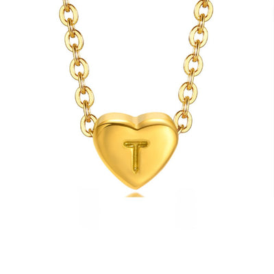 Pulsera de letras en forma de corazón
