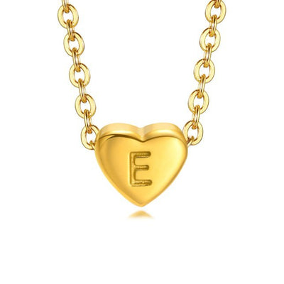 Pulsera de letras en forma de corazón
