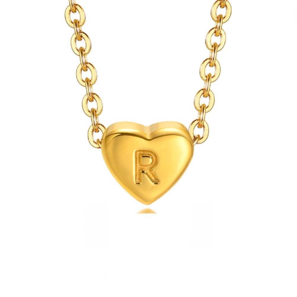 Pulsera de letras en forma de corazón