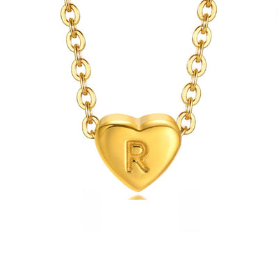 Pulsera de letras en forma de corazón