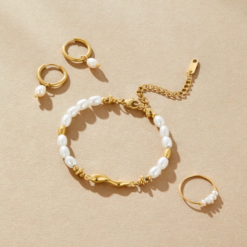 Pulsera de perlas de agua dulce Lovina