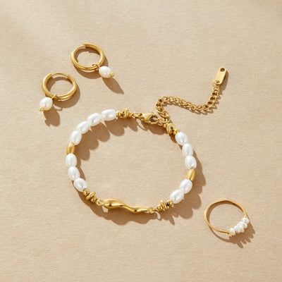 Pulsera de perlas de agua dulce Lovina