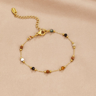 Pulsera de cuentas de piedra Lulu