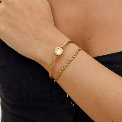Pulsera giratoria de oro Melinda