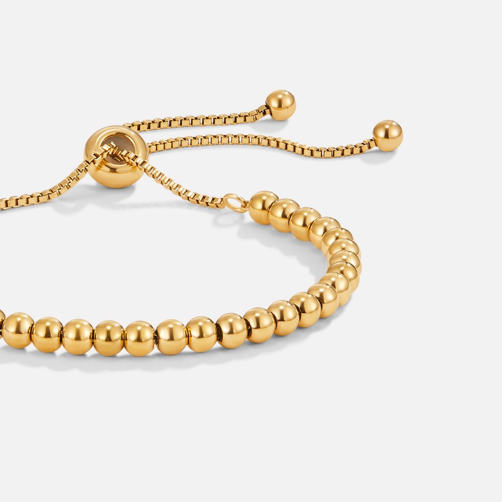Pulsera de oro con cuentas Niloya