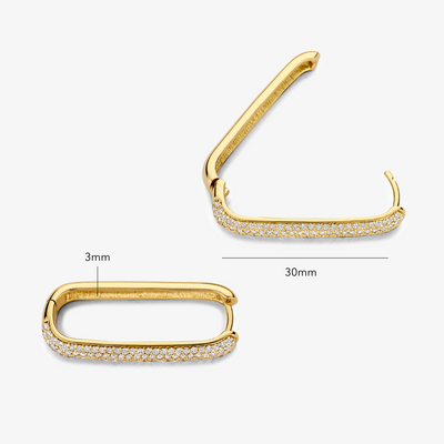 Anillos con pavé de iconos grandes