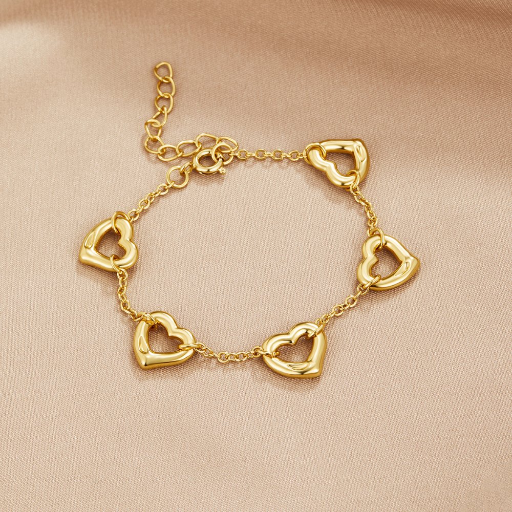 Pulsera "Hilo de Corazones"