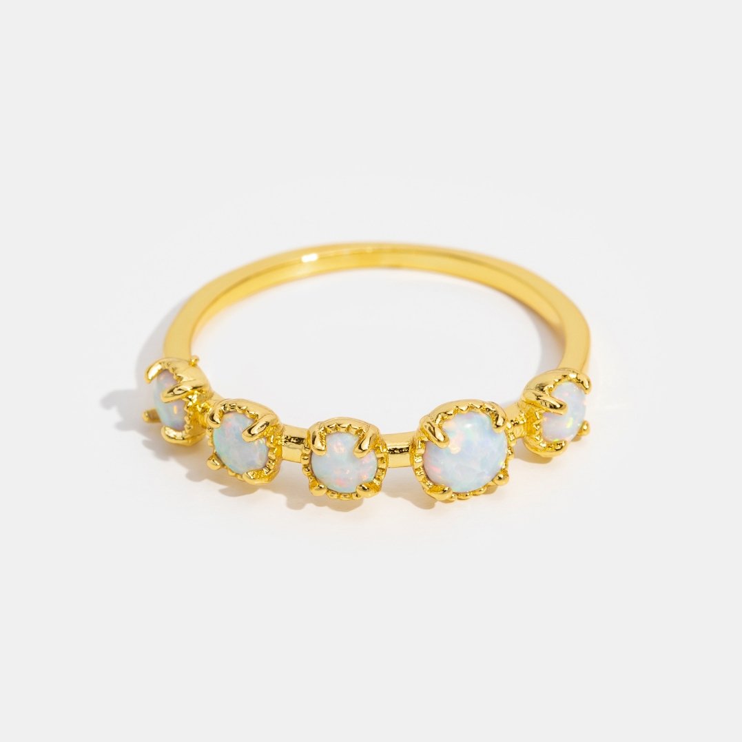Anillo de piedra de ópalo Tiffany