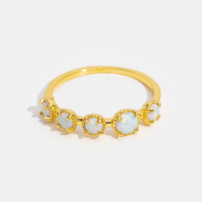Anillo de piedra de ópalo Tiffany