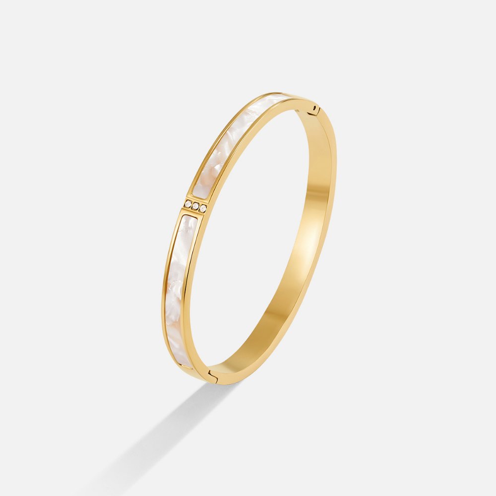 Pulsera de oro blanco Sahara